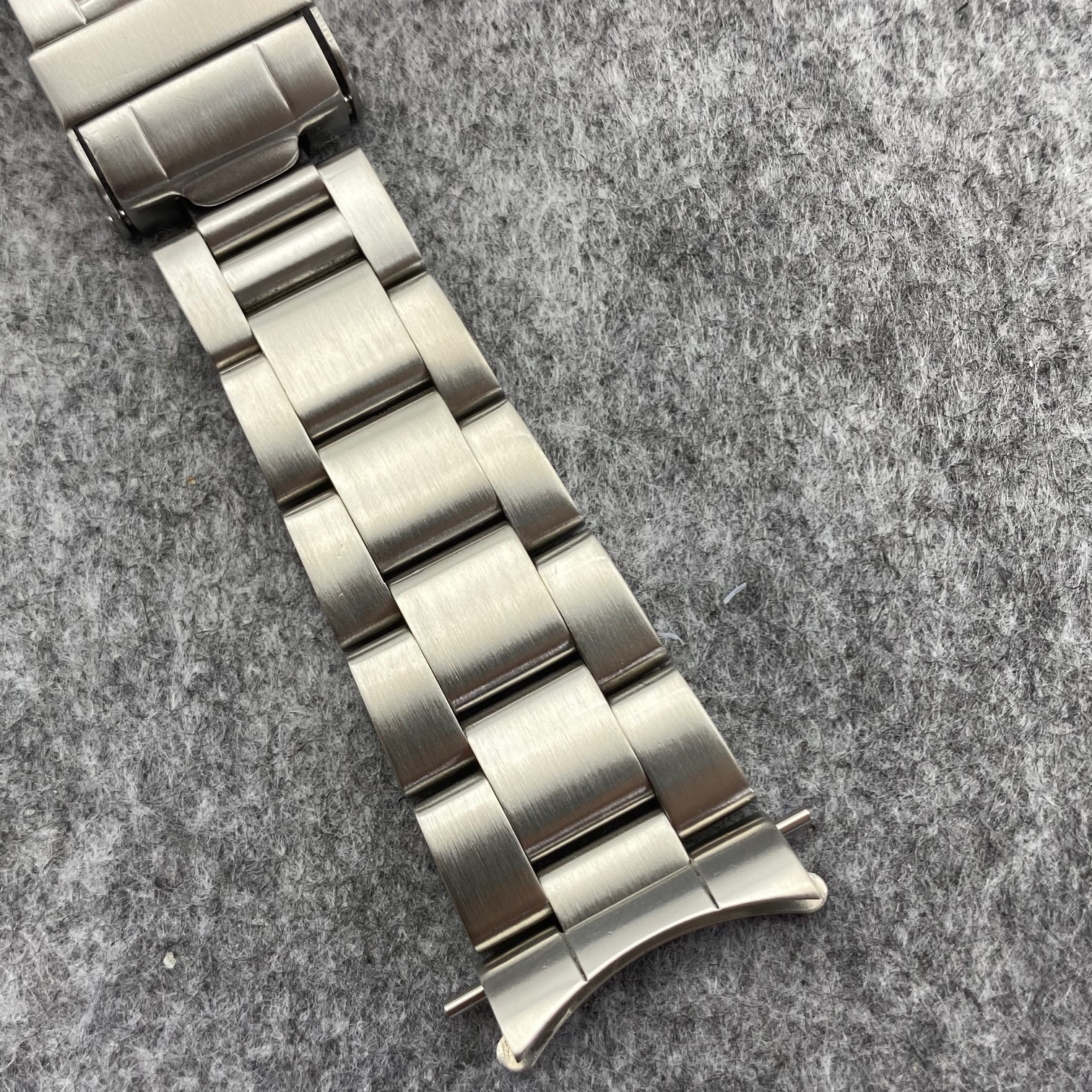 Rare PERFECT UNPOLISHED 1978 Rolex Submariner Oyster Bracelet heavy links  93150, 5513 5512 1680 1665 code clasp VC