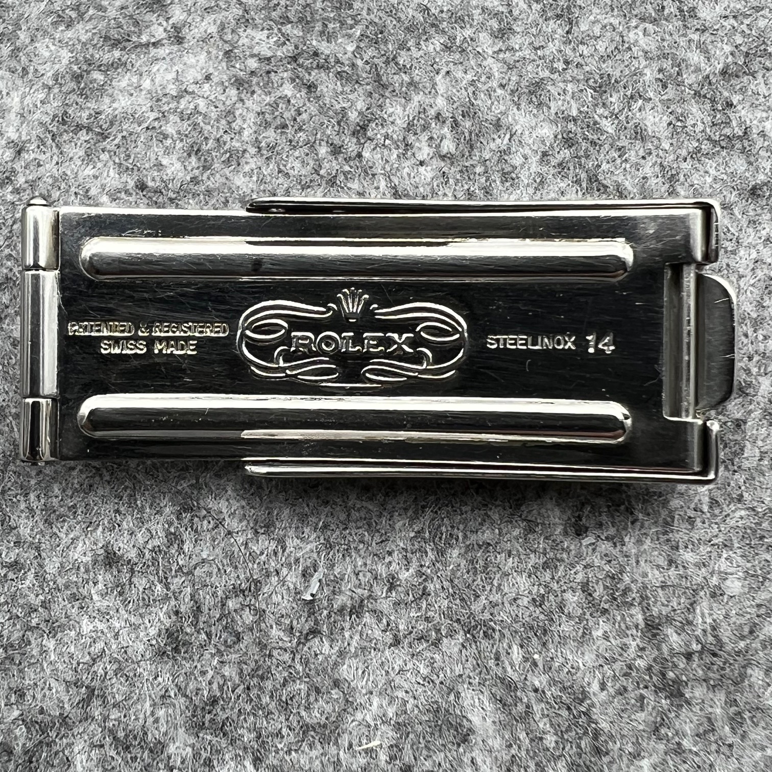 ROLEX 7836 6251H CLASP FOR 14KT STEEL GOLD BRACELETS NO DATE VERY NICE - Image 3