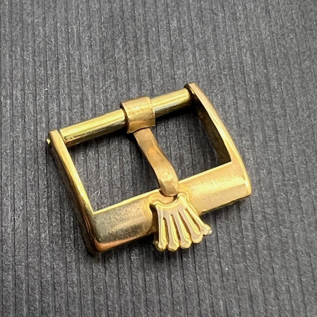 ROLEX EARLY YG PLATED BOUCKLE 14 MM FOR DATE PRE-DAYTONA DAYTONA MINT