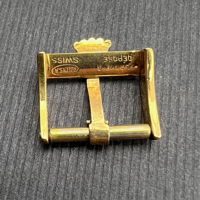 ROLEX EARLY YG PLATED BOUCKLE 14 MM FOR DATE PRE-DAYTONA DAYTONA MINT - Image 2