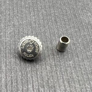 6062 STEEL SUPER OYSTER CROWNS 6 MM  + TUBE NOS