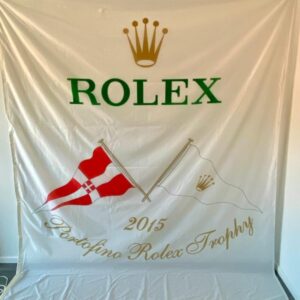 ROLEX PORTOFINO SAILING FLAG 2015 (CM 200 X 240) VERY NICE