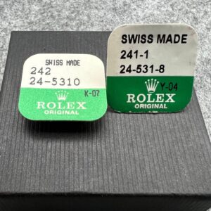 1675-8 6542-8 ROLEX YG 2 DOTS CROWN & TUBE 531 NOS