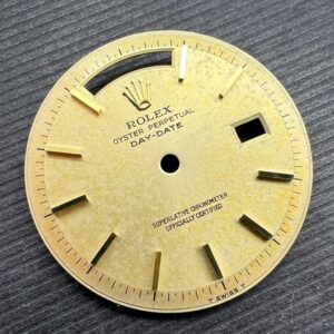 1802 1803 1803 DAY DATE NO LUME CHAMPAGNE - BROWN PATIN DIAL NICE