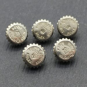 6062 STEEL SUPER OYSTER CROWNS 6 MM NOS