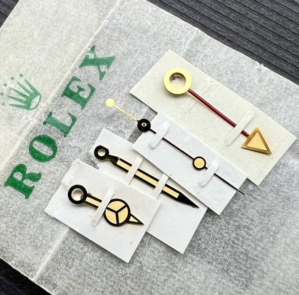 1675-3 1675-8 6542-8 GMT COMPLETE TRITIUM HANDSET WITH RARE RED 24H HAND NOS - Image 2