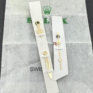 16803 16808 SUBMARINER YG COMPLETE TRITIUM HANDSET SHORT TIP ON SECOND NOS