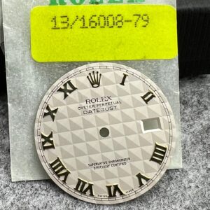 ROLEX 16008 16018 16233 16238 DATE JUST IVORY PYRAMID DIAL ROMAN INDEX NOS