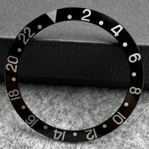 1675 16750 GMT BLACK LARGE NUMBERS BEZEL INSERT WITH SERIFS NOS