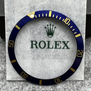 1680316808 16613 16618 SUBMARINER BLUE BEZEL INSERT WITH TRITIUM PEARL NOS