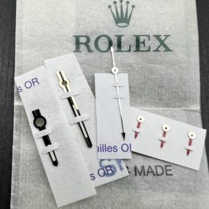 116520 116509 116519 DAYTONA HANDSET FOR SLATE GREY DIAL ( 3x Red 1 x Silver) GREEN LUMINOVA NOS