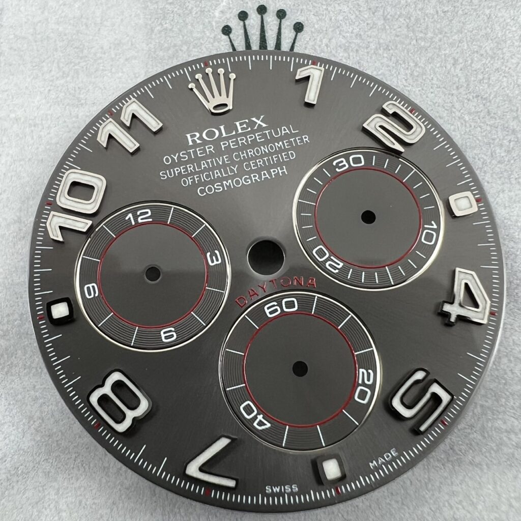 116509 116519 DAYTONA SLATE GREY RACING DIAL GREEN LUMINOVA NOS