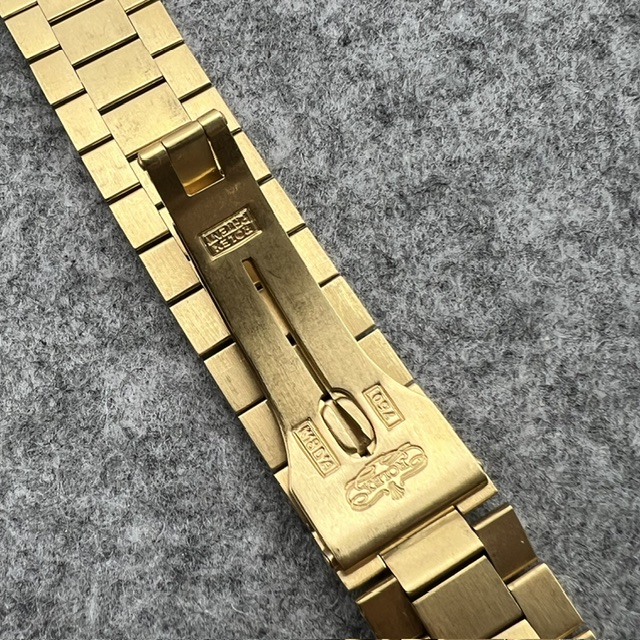 ROLEX VERY RARE 18KT YG PRESIDENT BRACELET D'AGOSTO 14 LINKS 20MM ENDLINKS FOR SERPICO Y LAINO DAY DATE GMT FLAWLESS - Image 5