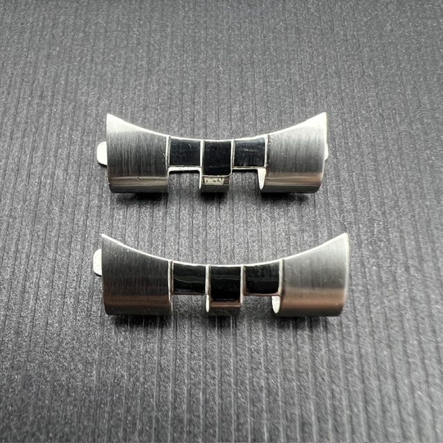 PAIR OF 49 STEEL ENDLINKS FOR DAYTONA 6239 6262 6241 6263 6265 ON OVAL JUBILEE BRACELET VERY NICE